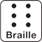 Braille information panels