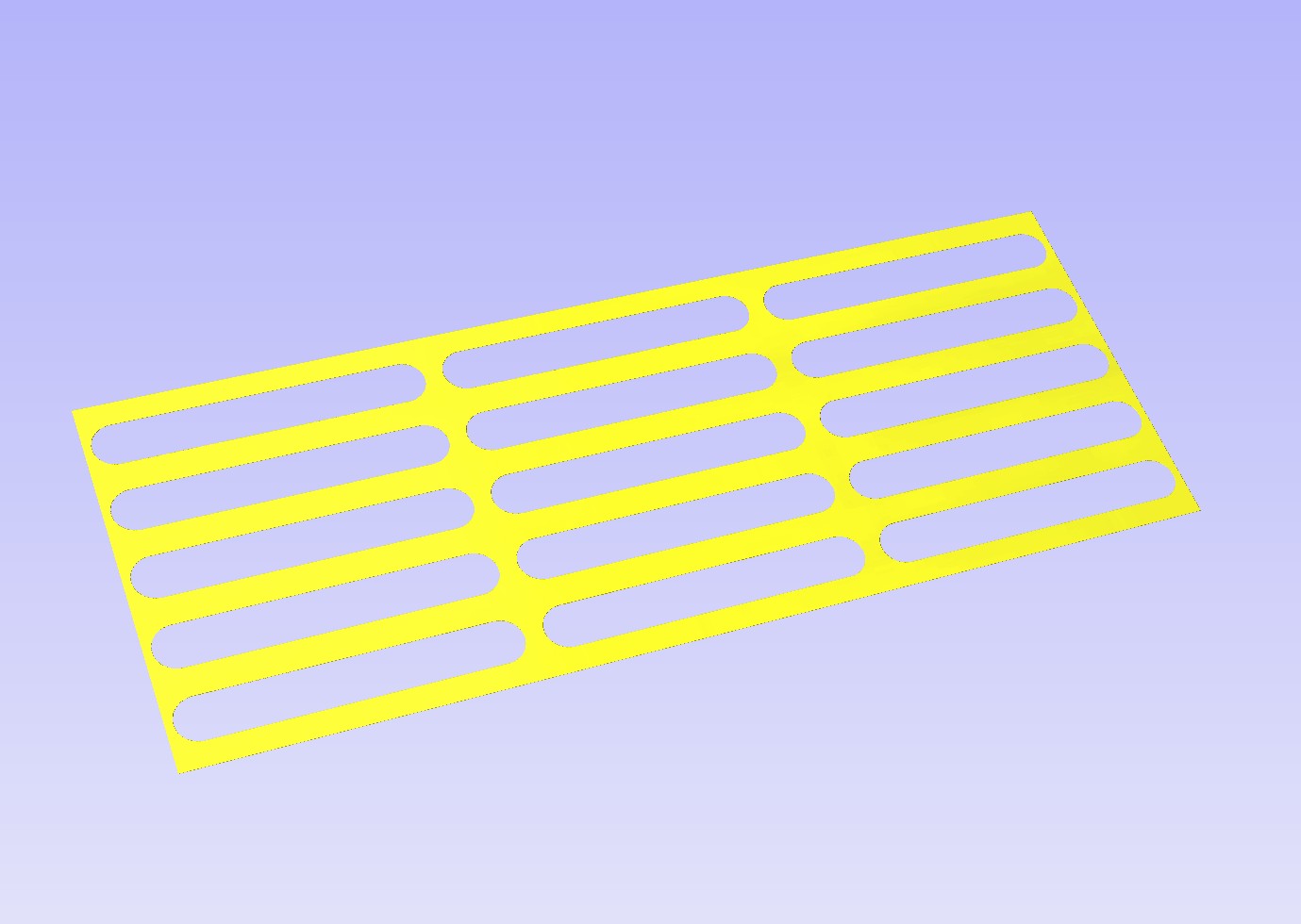 IT 0041RA5_Rozsdamentes acél irányítósáv telepítő sablon 5 sávos